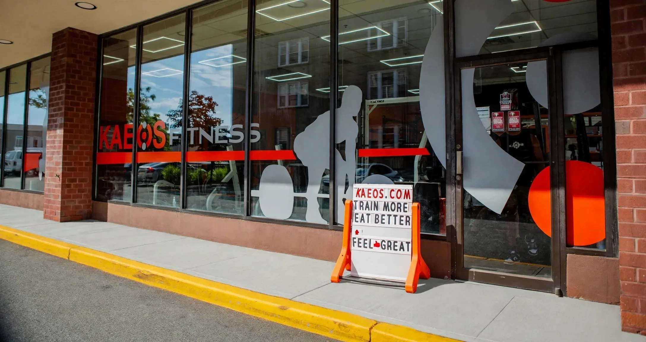 Kaeos Fitness storefront at 106 Grand Ave in Englewood, NJ